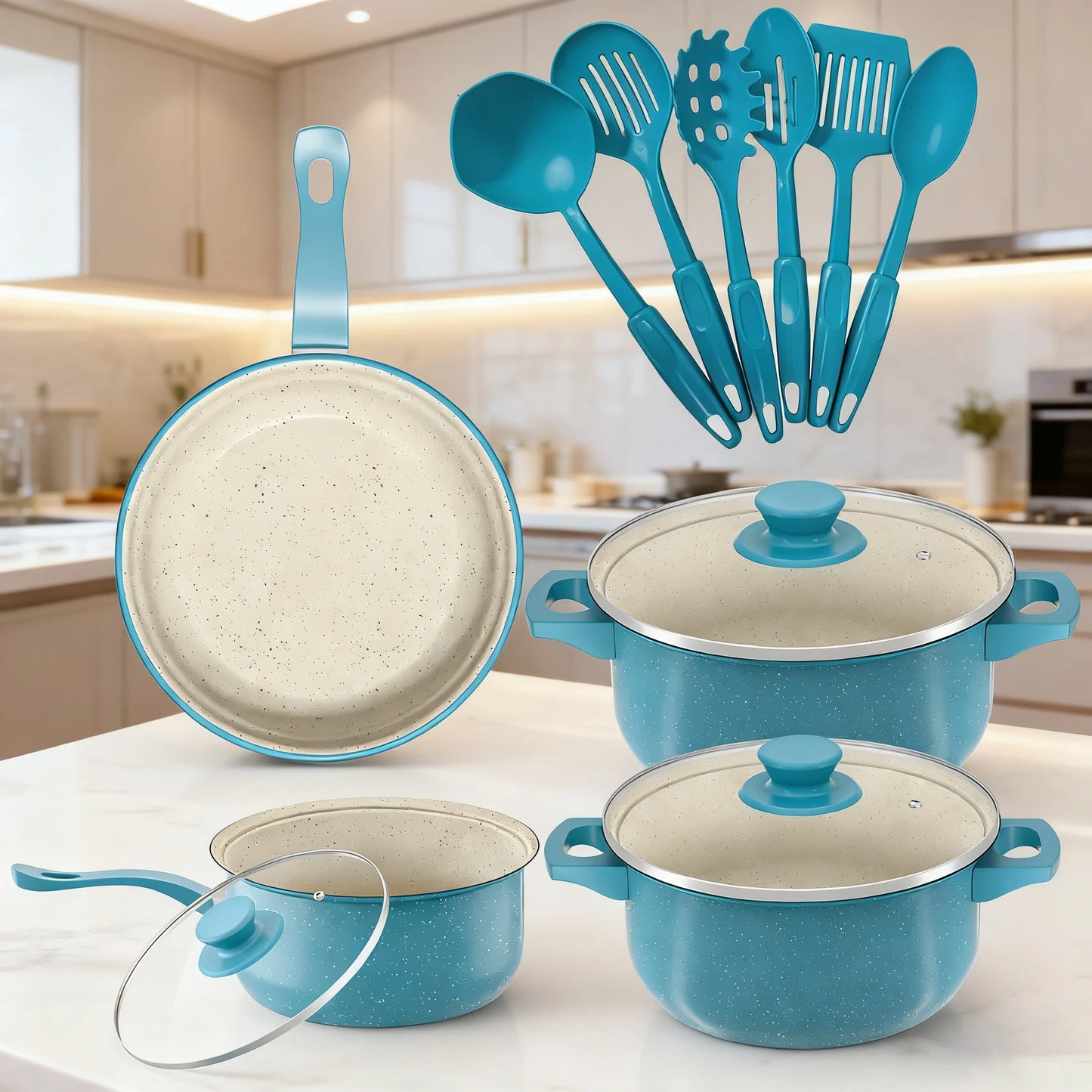 13-Piece Nonstick Cookware Set