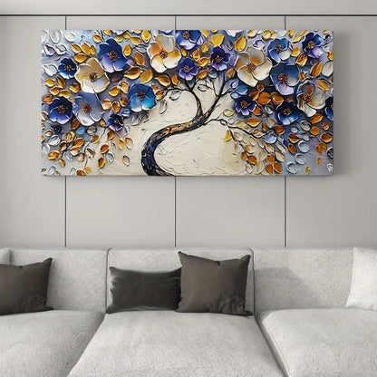 Floral Boho Textured Mural
