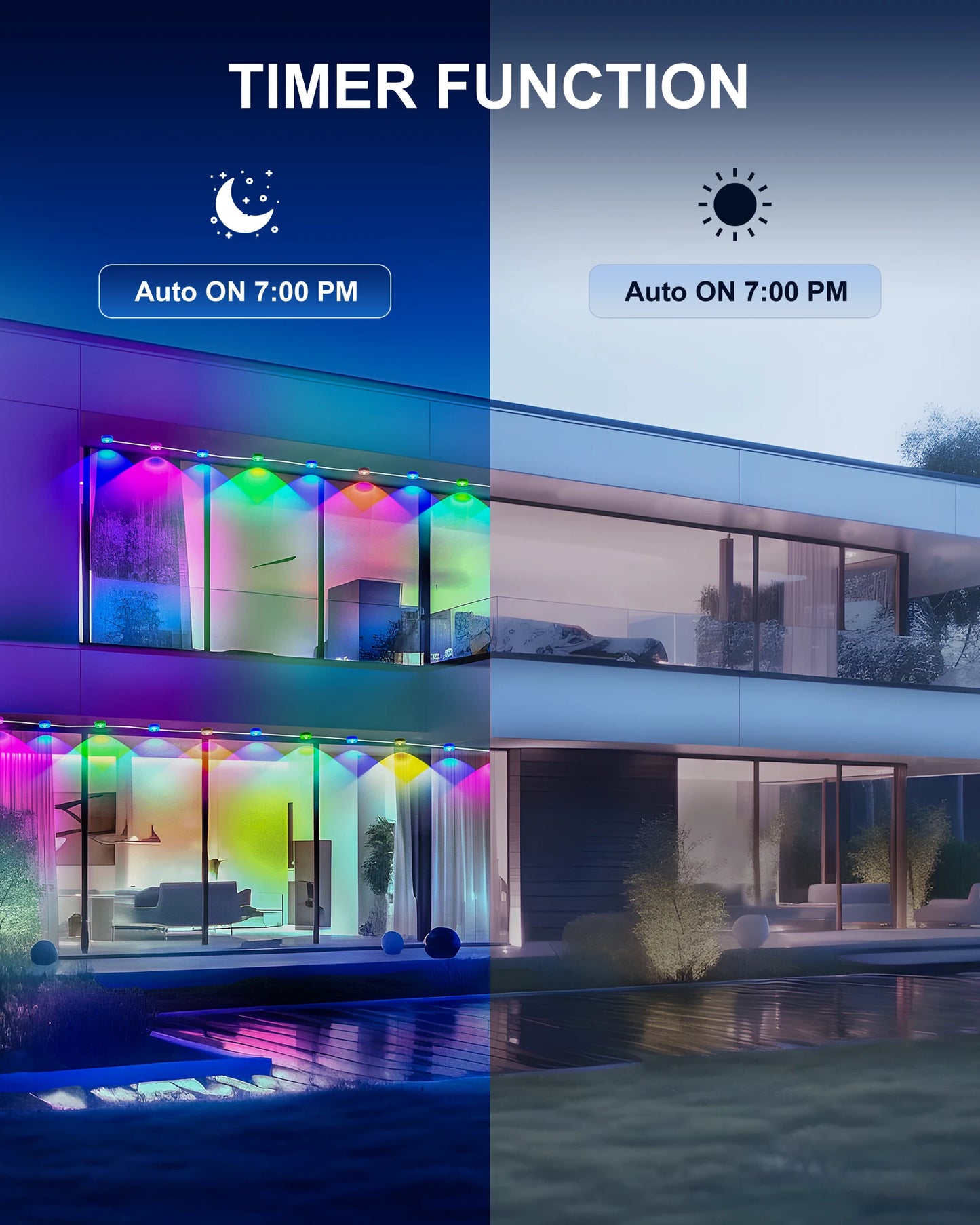 100ft/150 FT Outdoor LED Lights