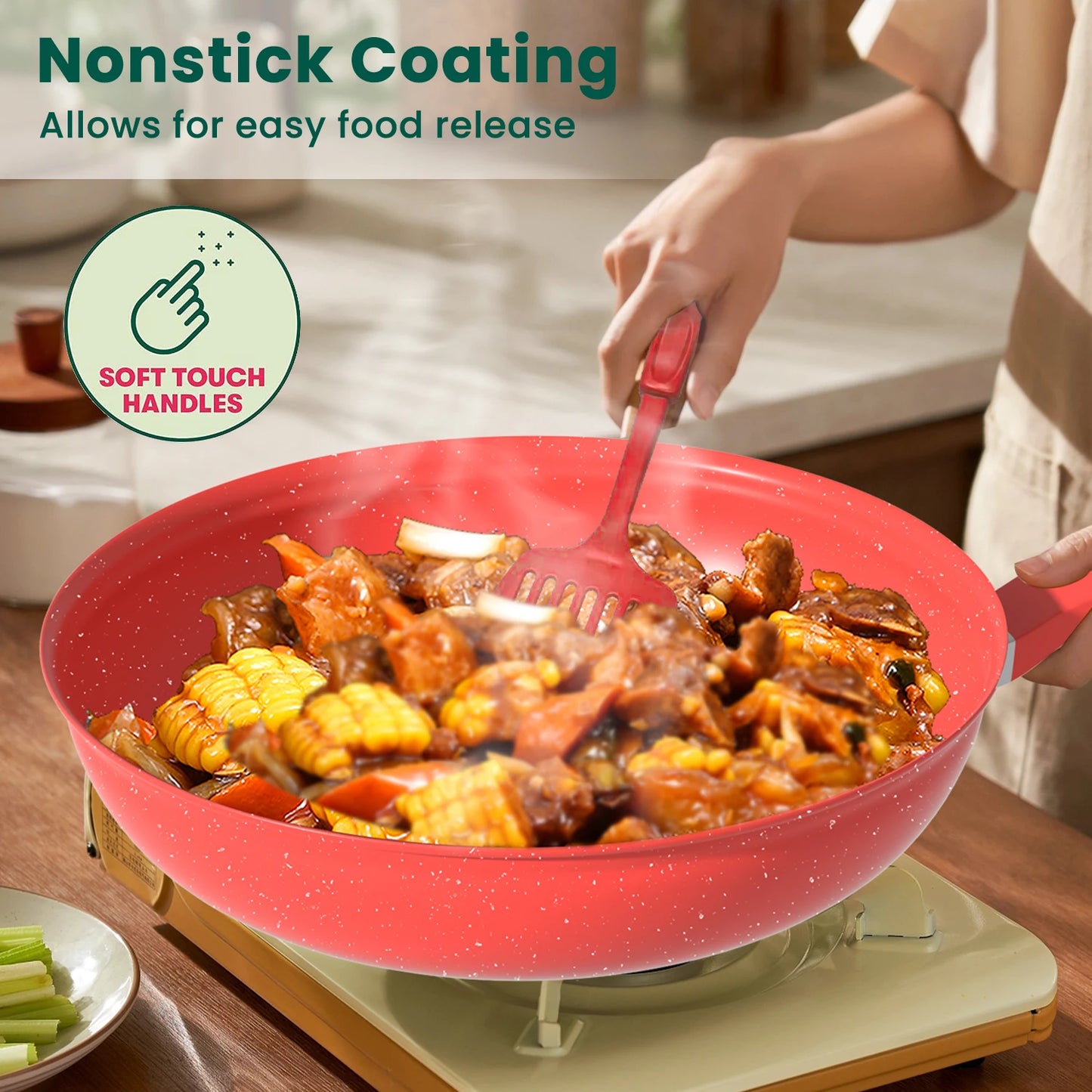 13-Piece Nonstick Cookware Set