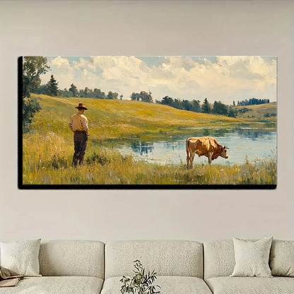 Landscape Vintage Oil Painting