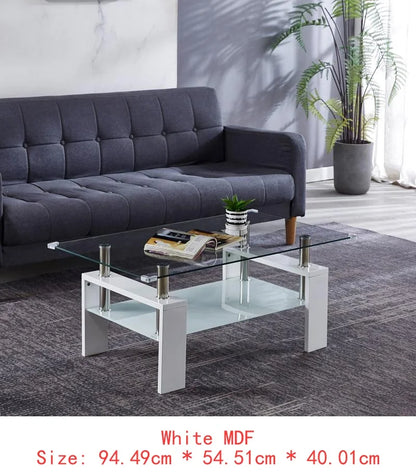 Red Rectangular Coffee Table