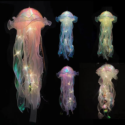 Jellyfish Atmosphere Light Battery Hanging Lantern
