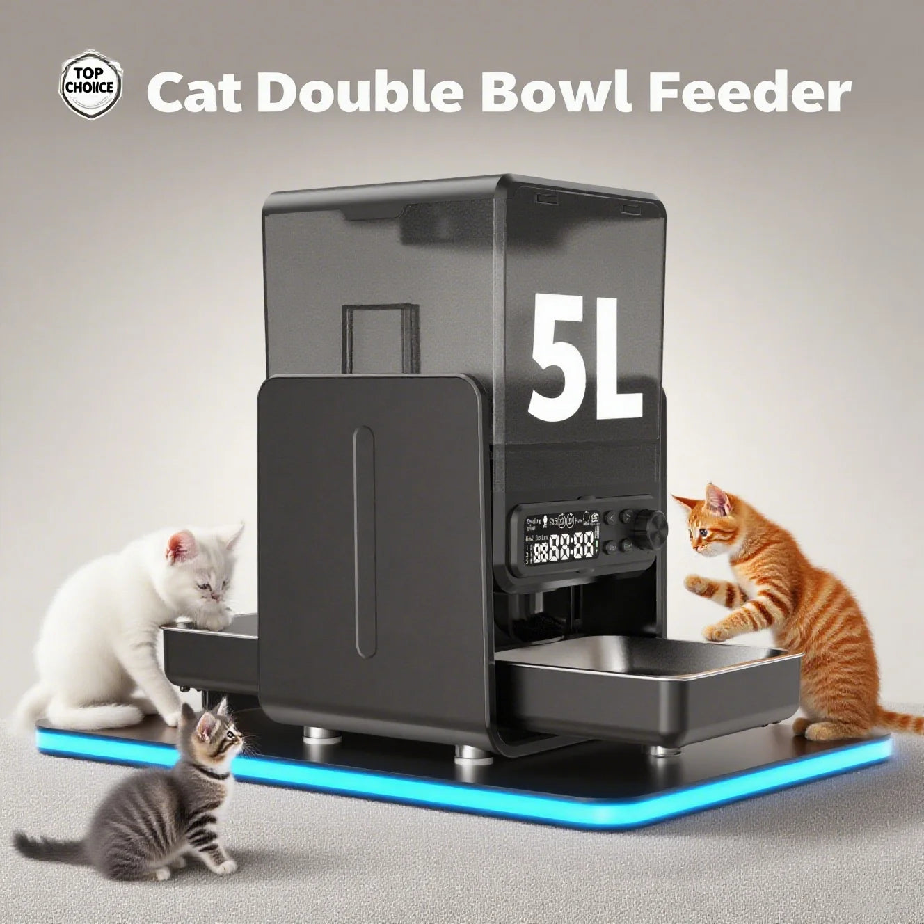 Smart Pet Feeder Automatic with Timed & Quantitative Feeding