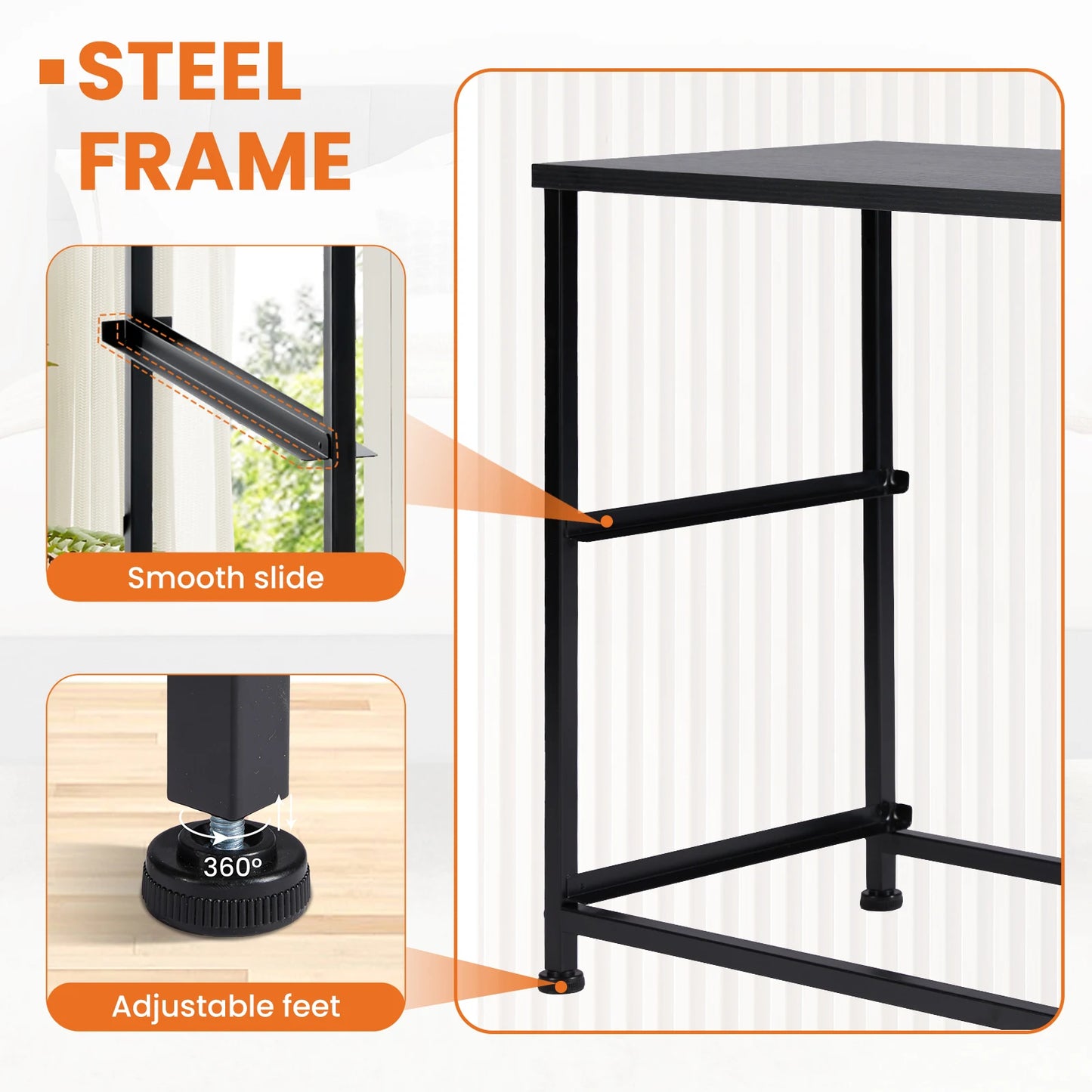 Nightstand Bedside Coffee Sofa Tea Table Storage Chest