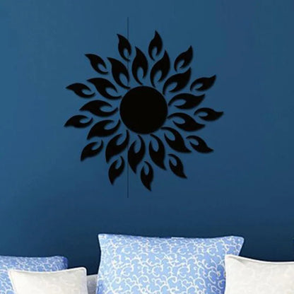 Mirror Sunflower Art Decal
