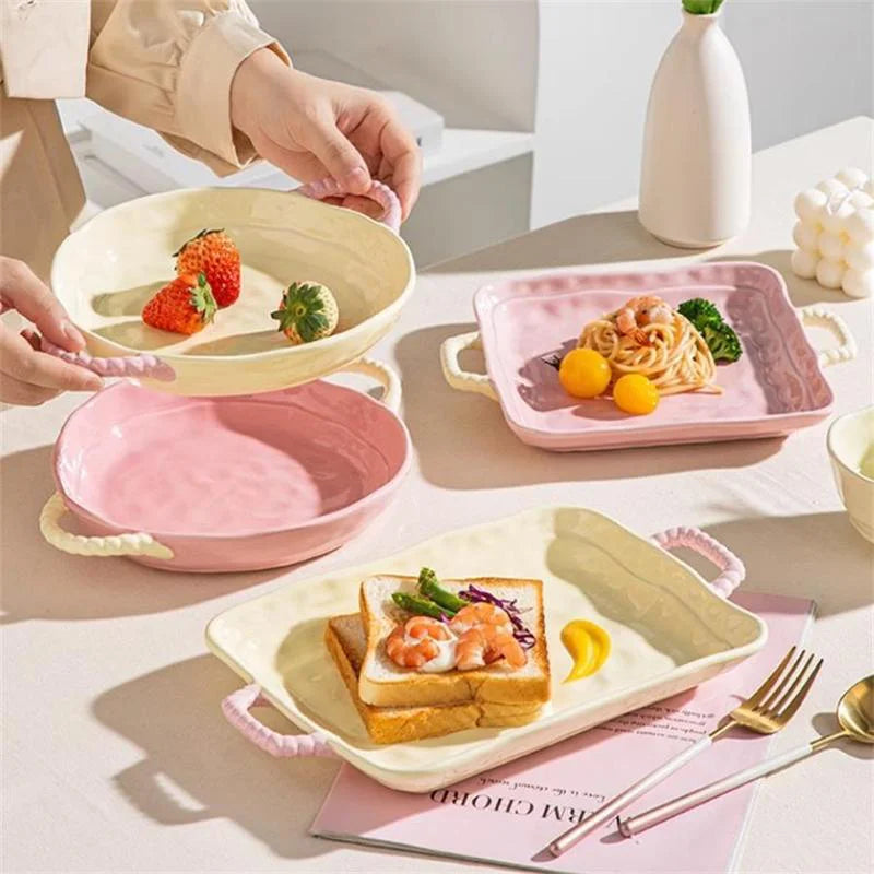 12 Inch, Rectangular Ceramic Plates