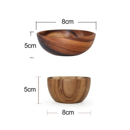 Wooden Salad or Soup Bowl