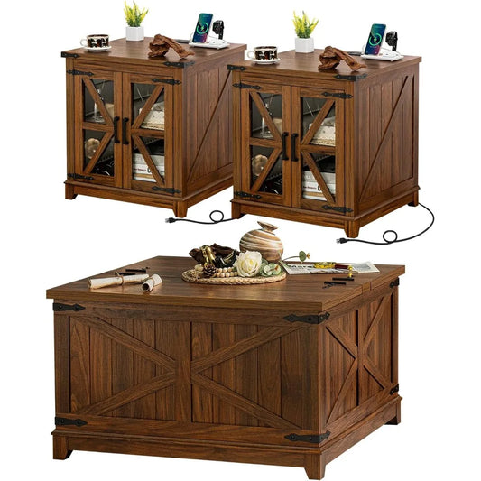 Farmhouse Coffee Table Set