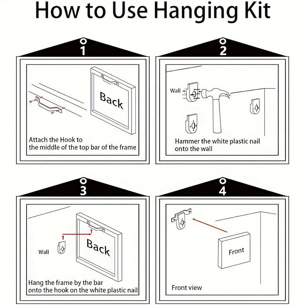 Black Last Supper Canvas Mural