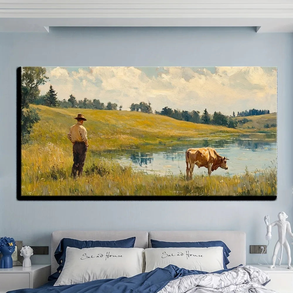 Landscape Vintage Oil Painting